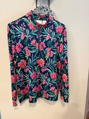 STELLA PARKER QUARTER ZIP TOP